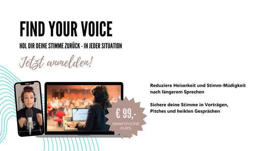 Crashkurs Find your Voice - 7 Tage ab 9.11.25